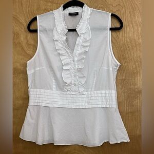 Spense Cotton Ruffle Blouse L